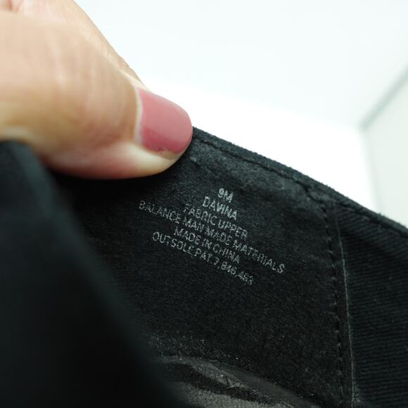 Y-Not? Womens Davina Mary Jane Shoes Round Toe Block Heel Suede Black Size 9 - Picture 7 of 8